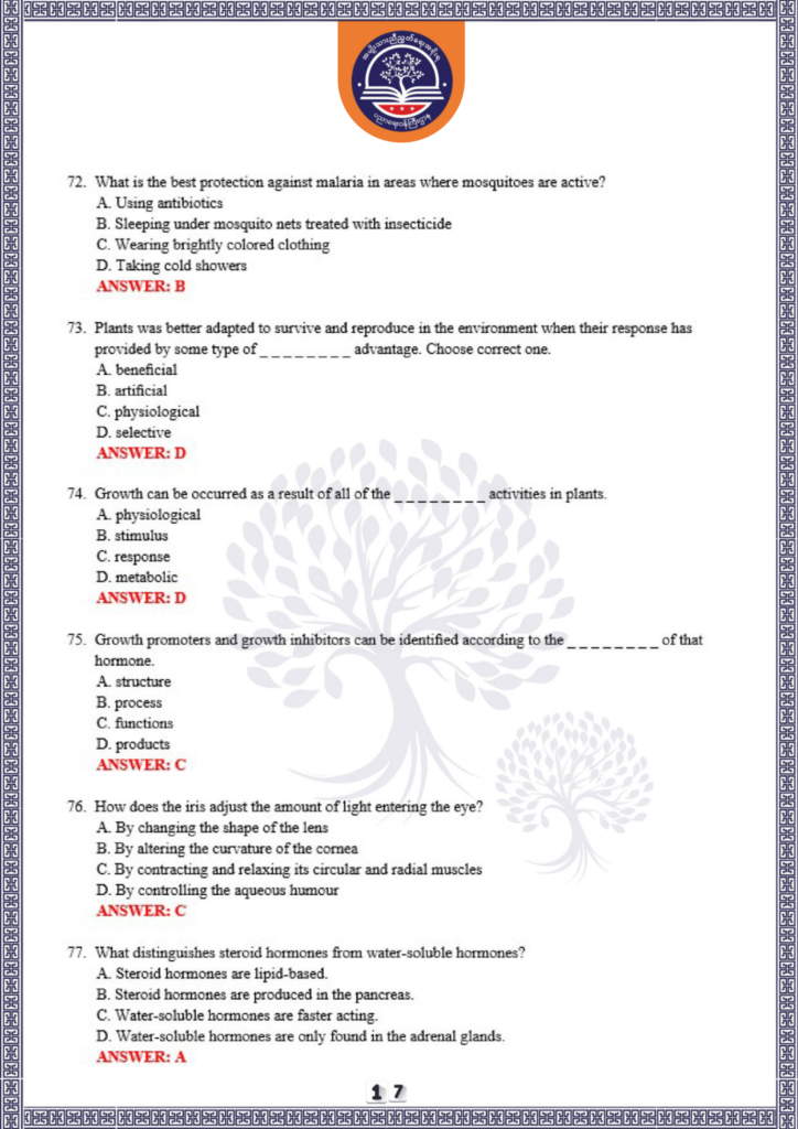 ပညာရေးဝန်ကြီးဌာန https://moe.nugmyanmar.org/be/sample-questions/2025/biology/