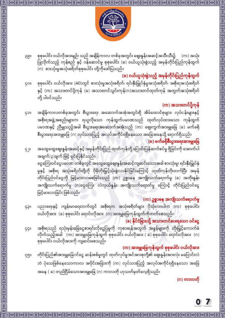 ပညာရေးဝန်ကြီးဌာန https://moe.nugmyanmar.org/be/sample-questions/2025/economy/