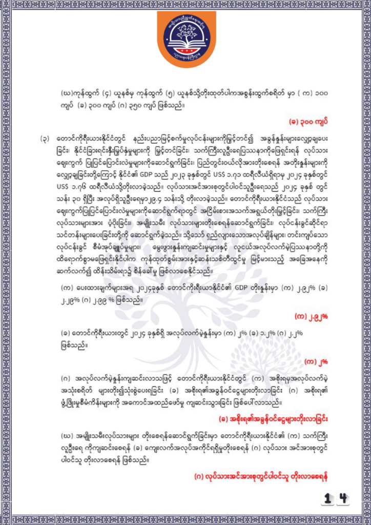 ပညာရေးဝန်ကြီးဌာန https://moe.nugmyanmar.org/be/sample-questions/2025/economy/