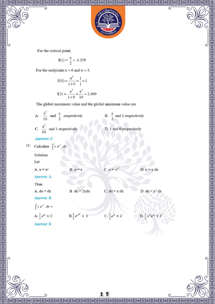ပညာရေးဝန်ကြီးဌာန https://moe.nugmyanmar.org/en/be/sample-questions/2025/mathematics/