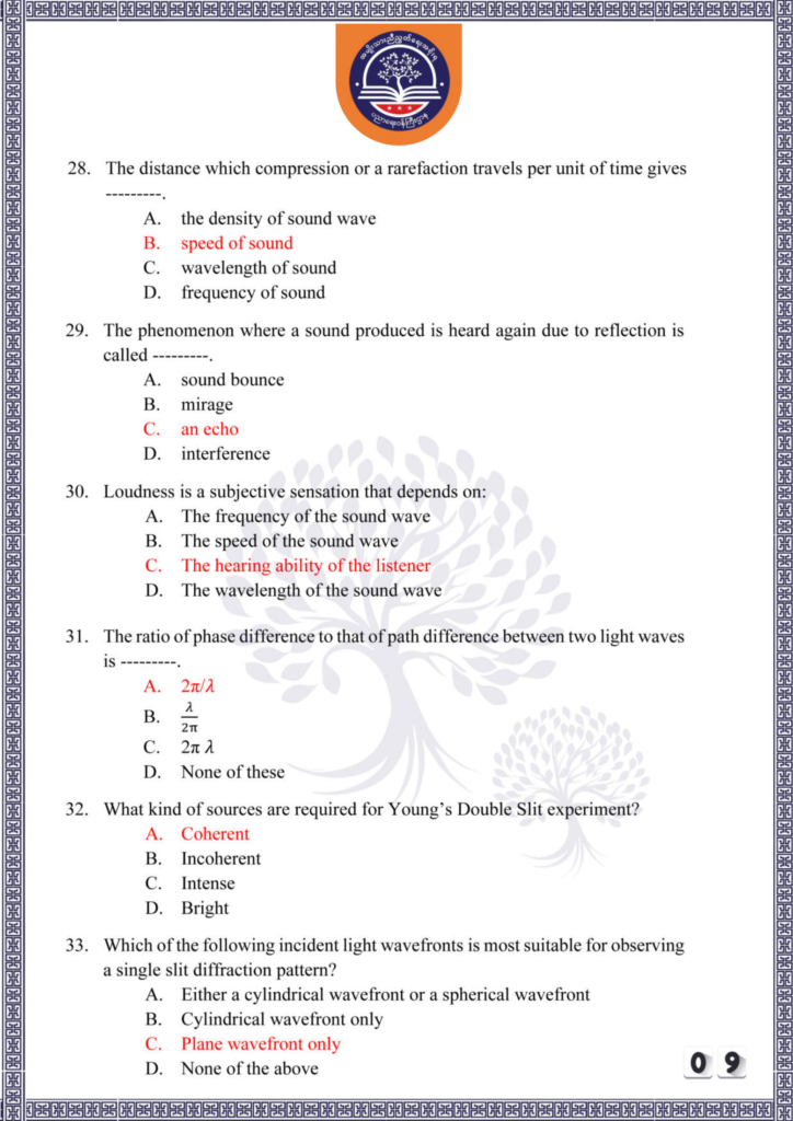 ပညာရေးဝန်ကြီးဌာန https://moe.nugmyanmar.org/be/sample-questions/2025/physics/
