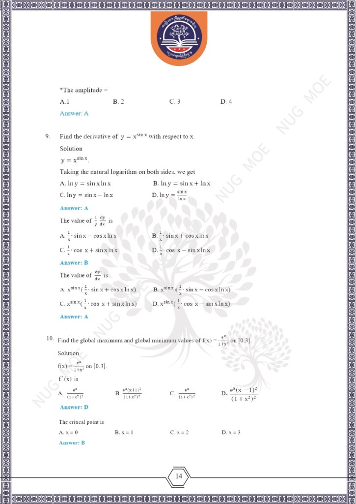 ပညာရေးဝန်ကြီးဌာန https://moe.nugmyanmar.org/msg-to-people/beca-sample-question-2026-maths/